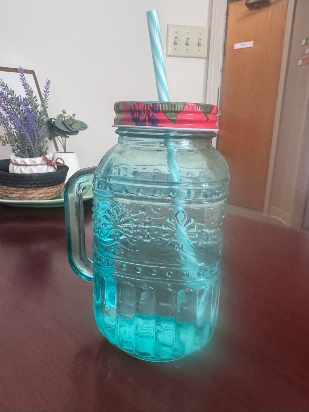 Pioneer Woman Cassie 32-Fluid-Ounce Mason Jar Tumbler
